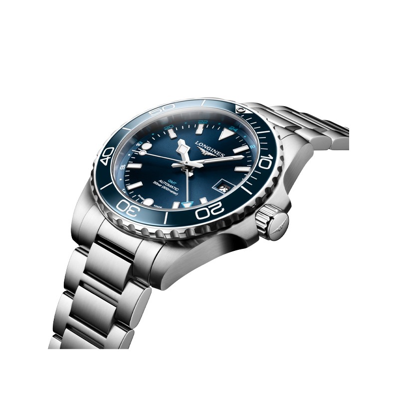 Stainless Steel Hydroconquest GMT