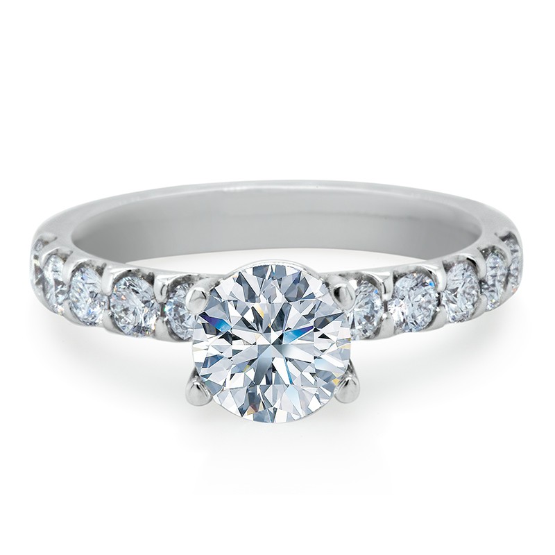 18K White Gold Odessa Diamond Wedding Band