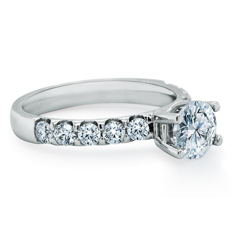 18K White Gold Odessa Diamond Wedding Band