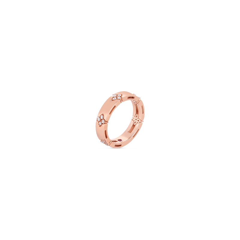Love In Verona Diamond Flower Ring