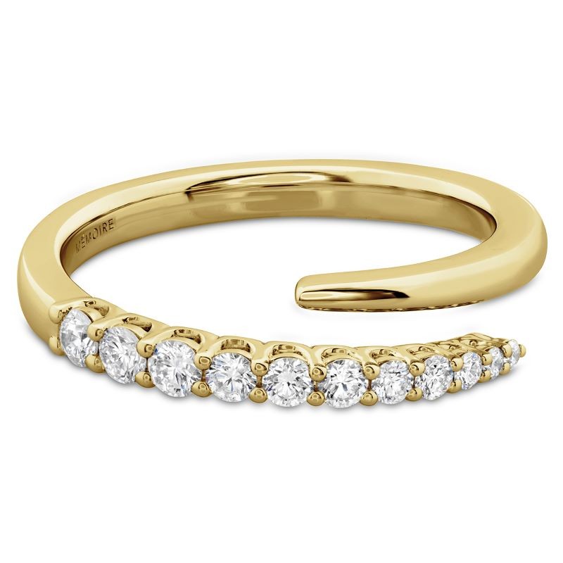 18k Yellow Gold Identity Bypass Ring