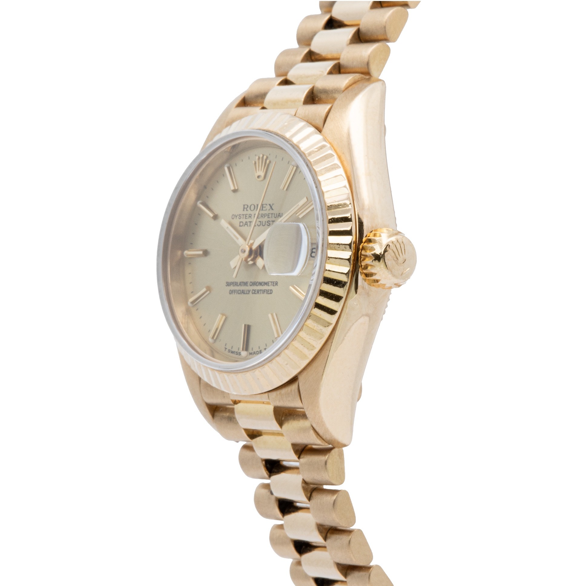 Ladies 18K Yellow Gold Presidential Datejust 