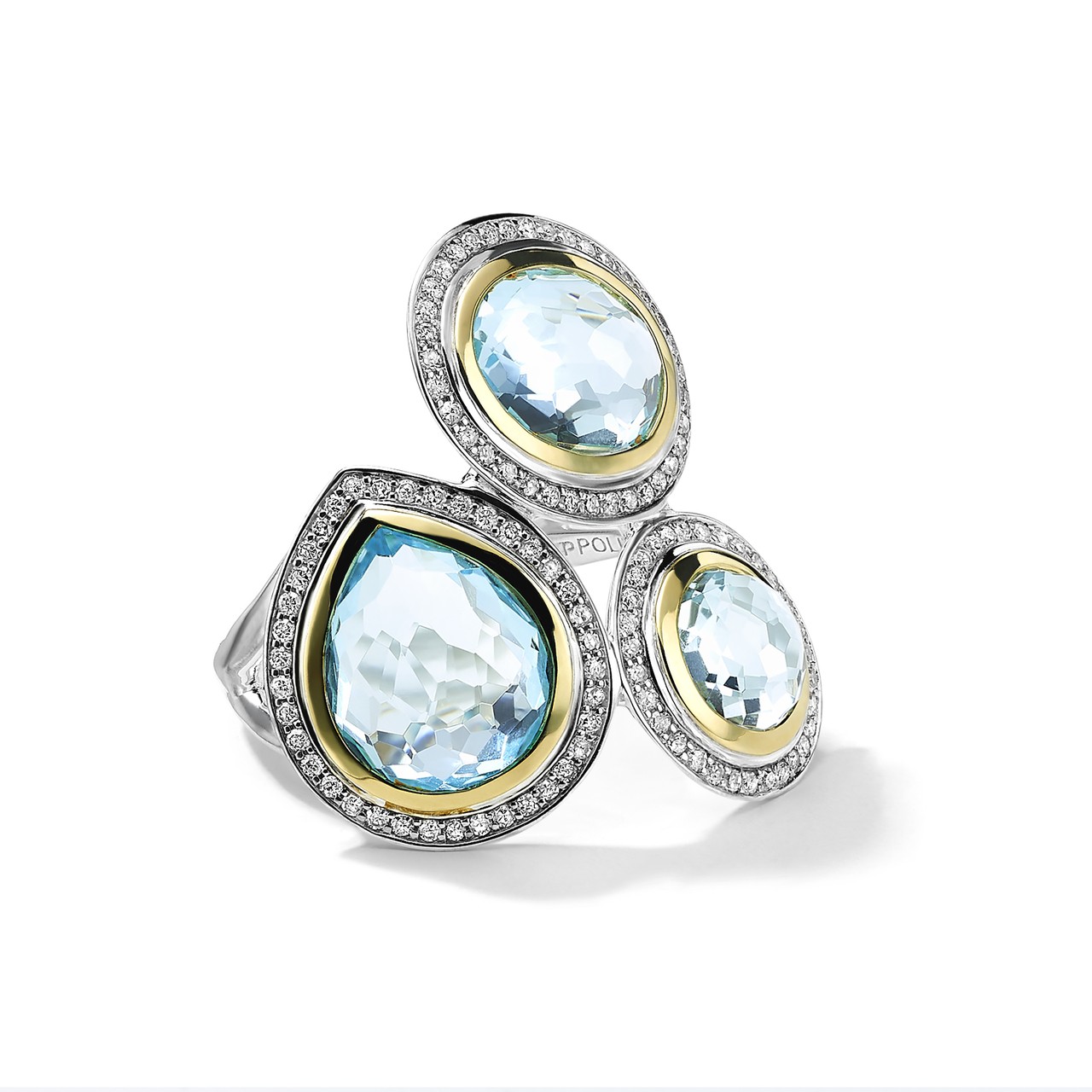 Sterling Silver Chimera Teardrop Ring