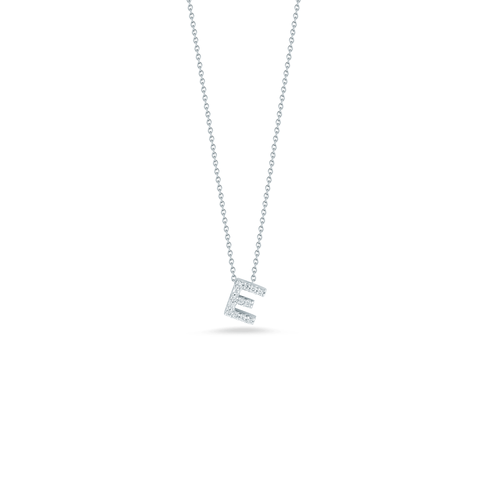 Love Letter 'E' Pendant with Diamonds