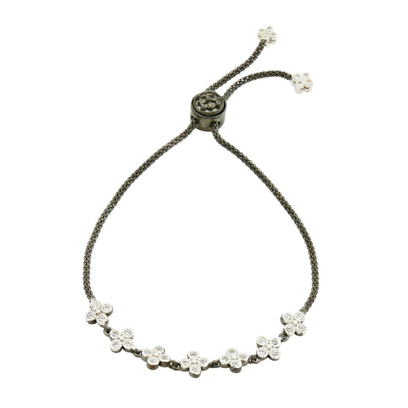 SIGNATURE CLOVER STRAND ADJUSTABLE BRACELET