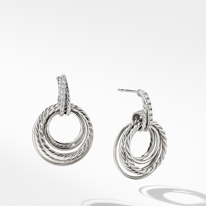 The Crossover Collection® Drop Earrings with Diamonds