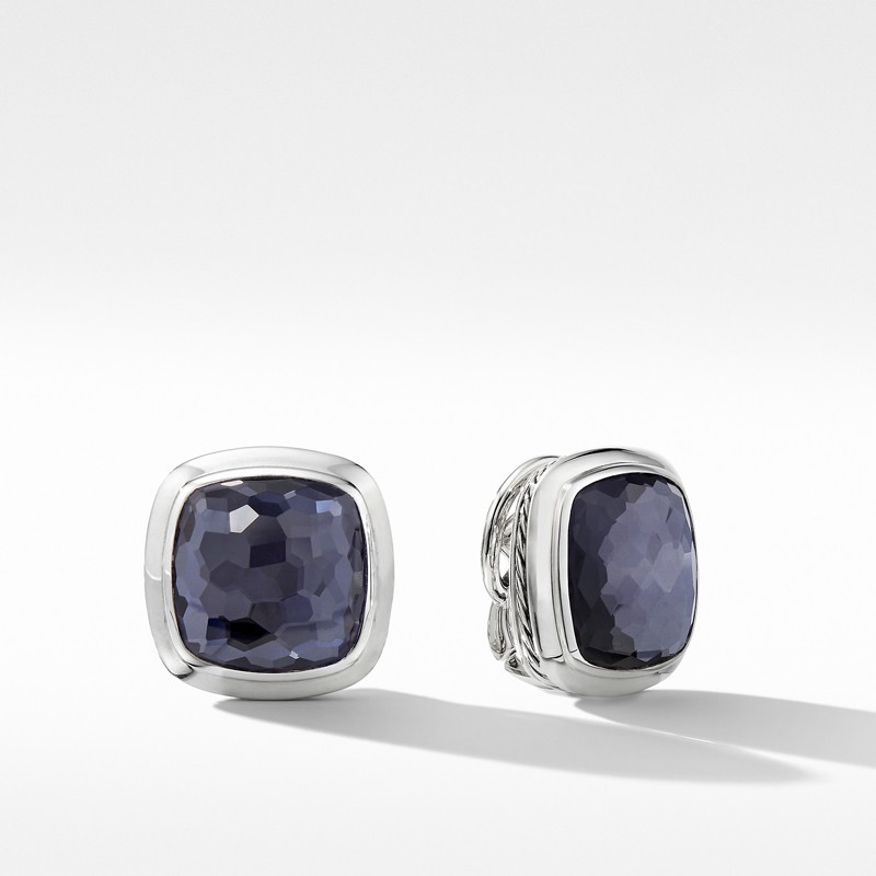 Albion® Stud Earrings with Black Orchid