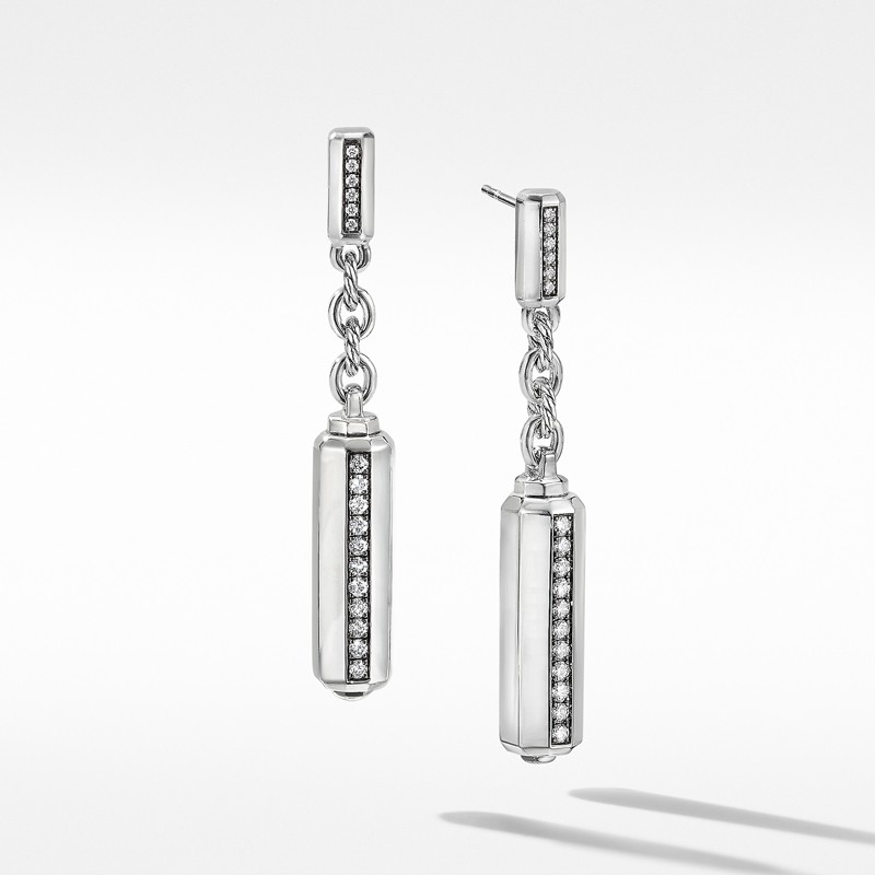 Lexington Drop Earrings with Diamonds