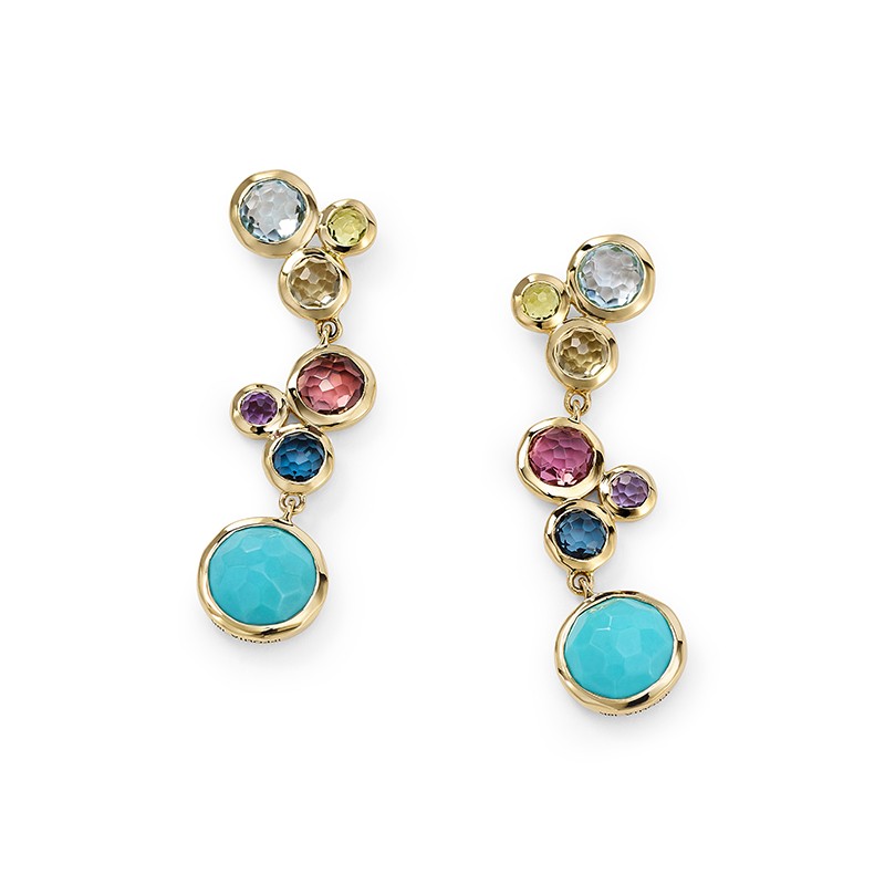 Lollipop Cluster Drop Earrings