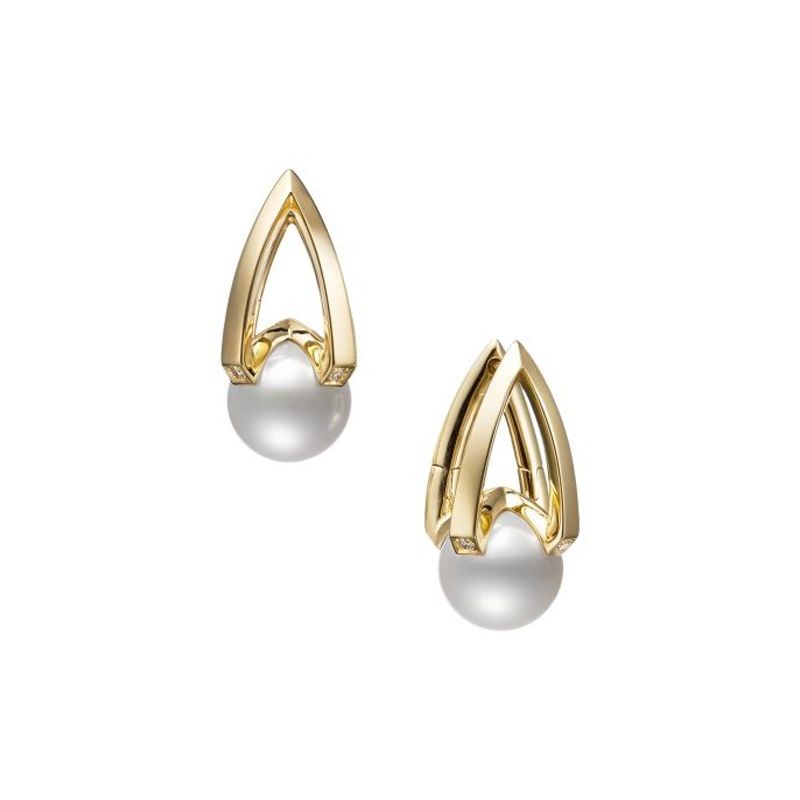 M Collection Akoya Cultured Pearl Earrings