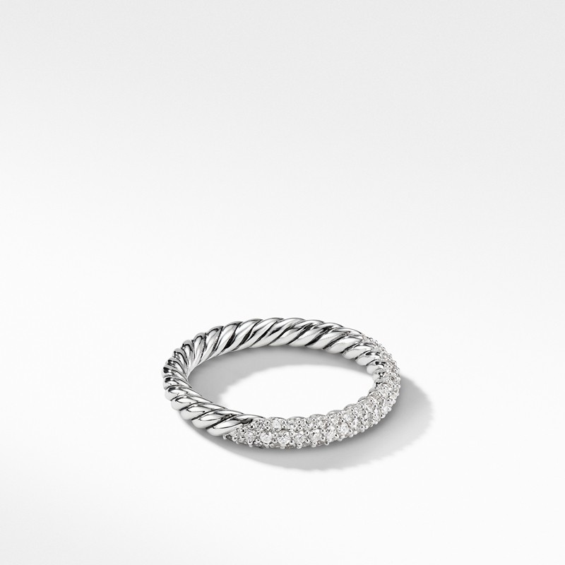 Petite Pave Ring with Diamonds