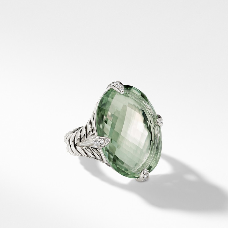 Chatelaine® Statement Ring with Prasiolite