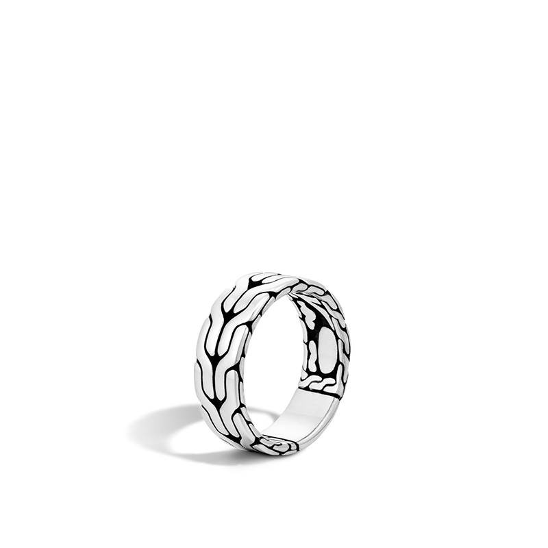 Classic Chain Silver Band Ring