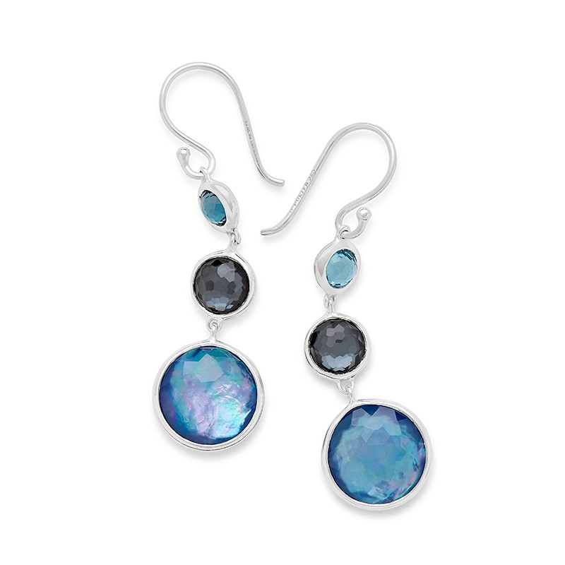 Lollitini 3-Stone Drop Earrings