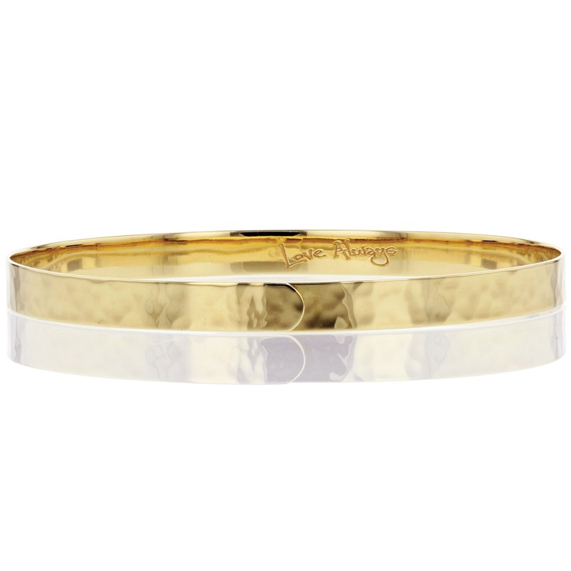 Yellow Gold Mini Solo Love Always Bracelet