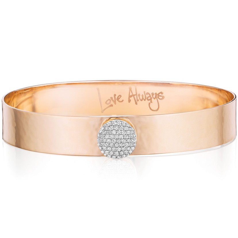 14k Rose Gold Infinity Love Always Bracelet