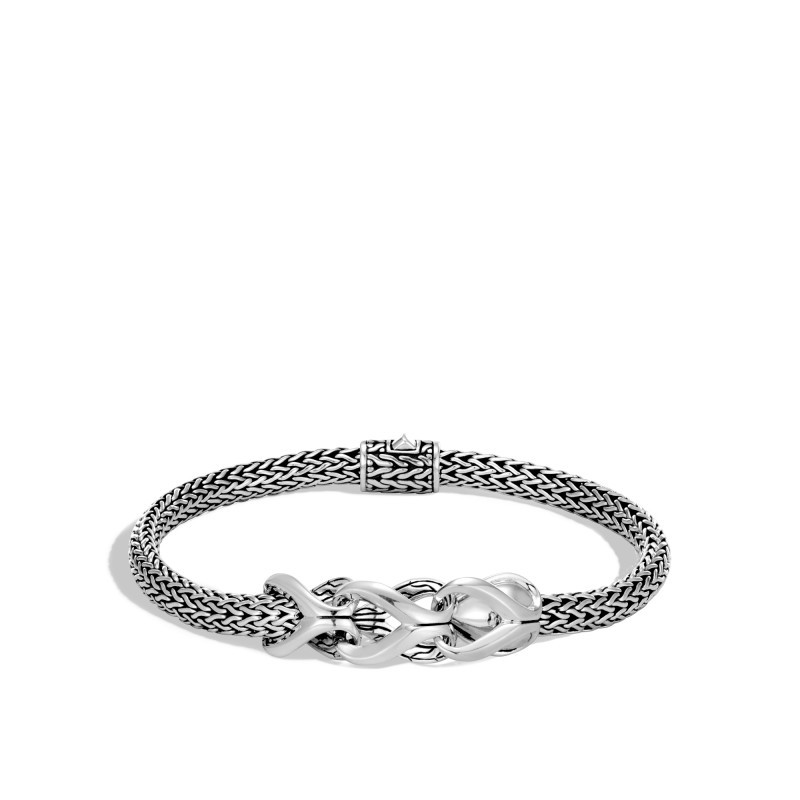 Asli Classic Chain Link 5MM Station Bracelet in Silver