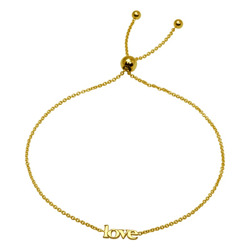 Yellow Gold Polished LOVE Bracelet