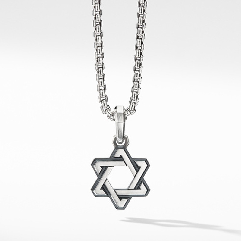 DECO STAR OF DAVID PENDANT