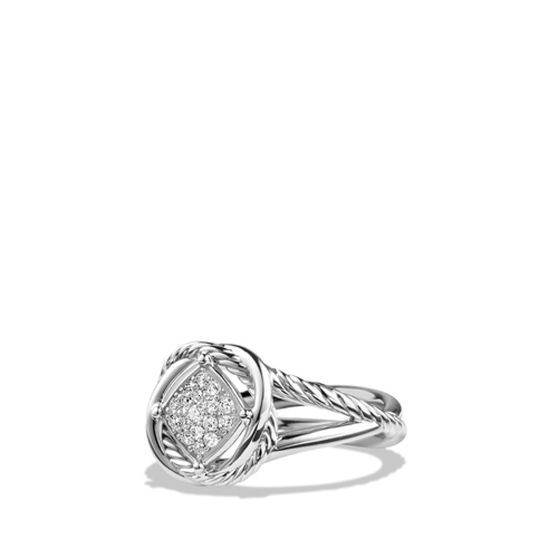 Infinity Ring with Diamonds