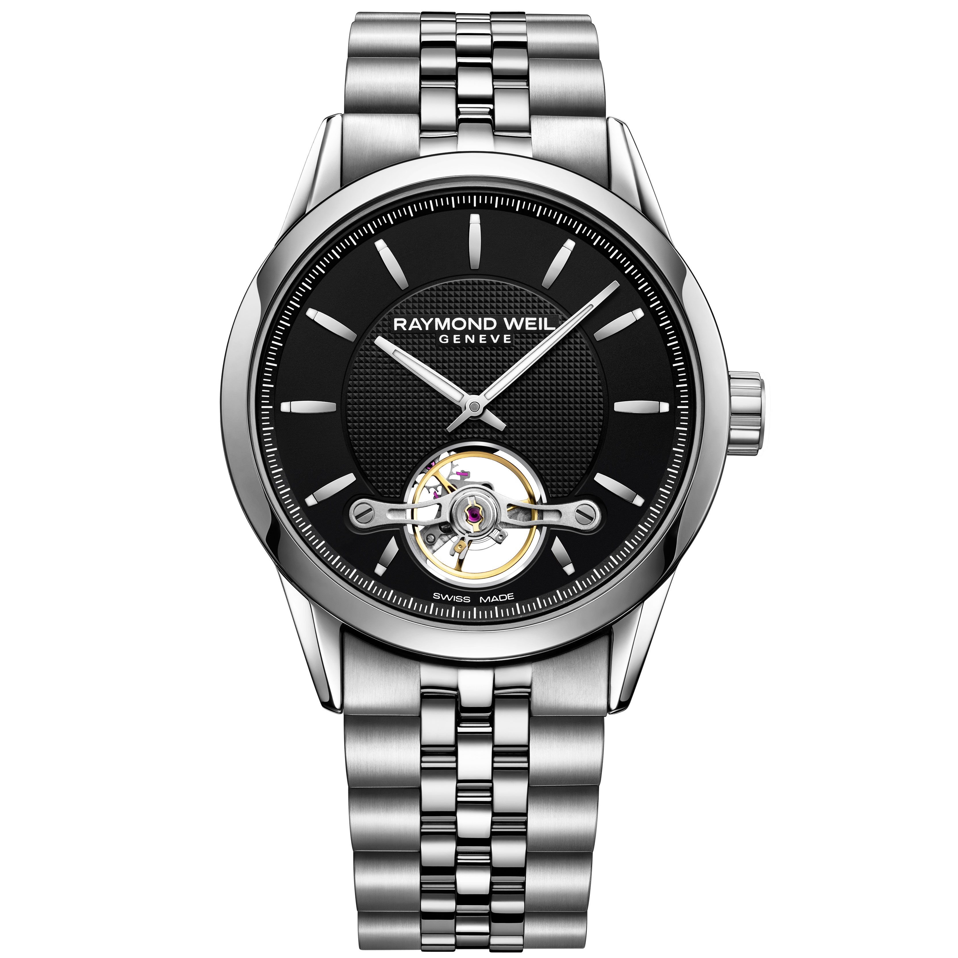 Men's Steel Freelancer - Black Dial