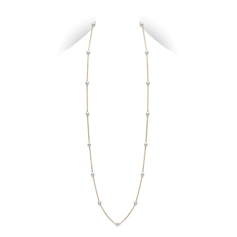 18k White Gold and Pearl Necklace