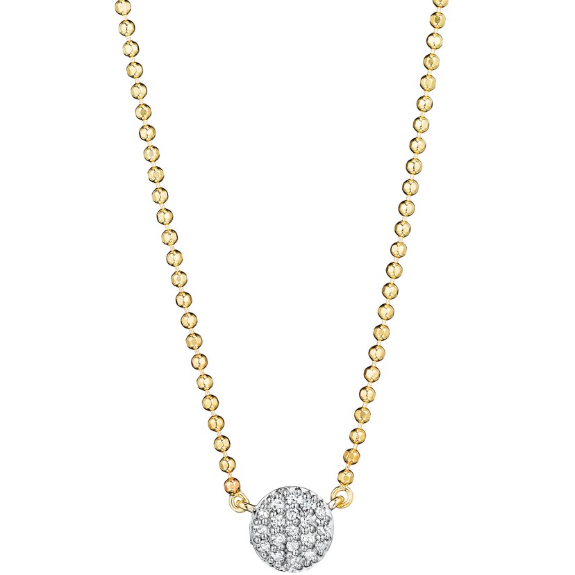 Micro Rose Gold Infinity Necklace