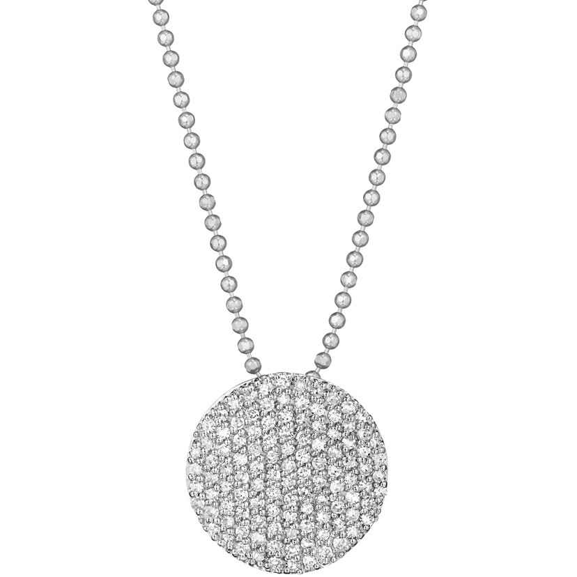 White Gold Infinity Necklace