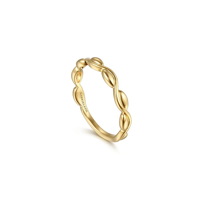 14K Yellow Gold Stackable Ring