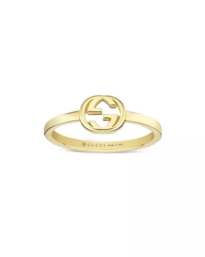 Gucci Interlocking G Yellow Gold Ring
