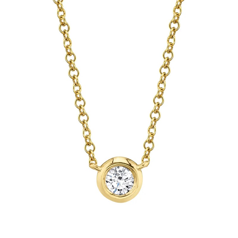 Yellow Gold Diamond Necklace