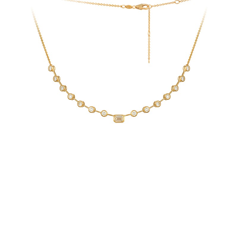 Yellow Gold Choker Necklace