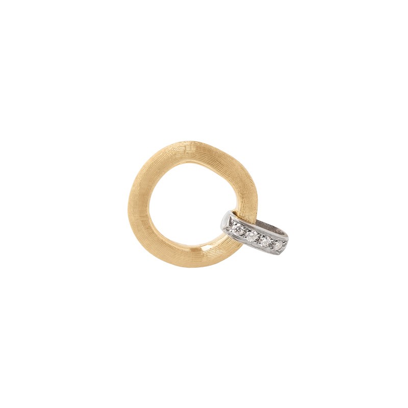 18K Yellow Gold Drop Earrings with Diamonds