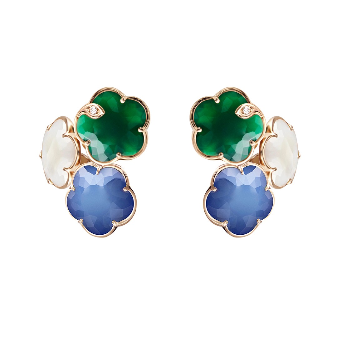 18K Rose Gold Petit Joli Bouquet Earrings