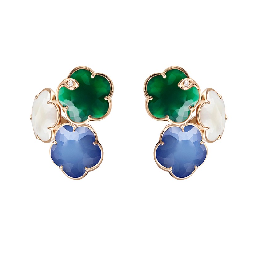 18K Rose Gold Petit Joli Bouquet Earrings