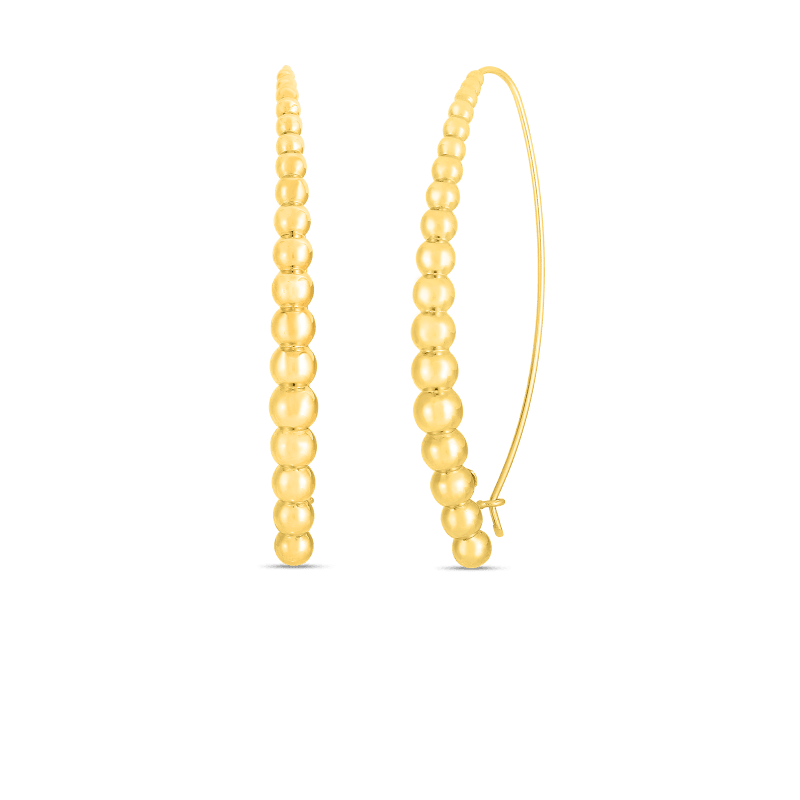 Classic Oval Dot Earrings