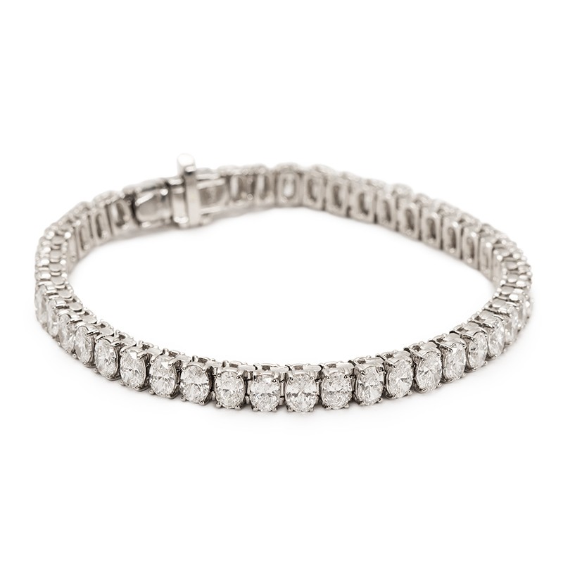 Platinum Diamond Tennis Bracelet