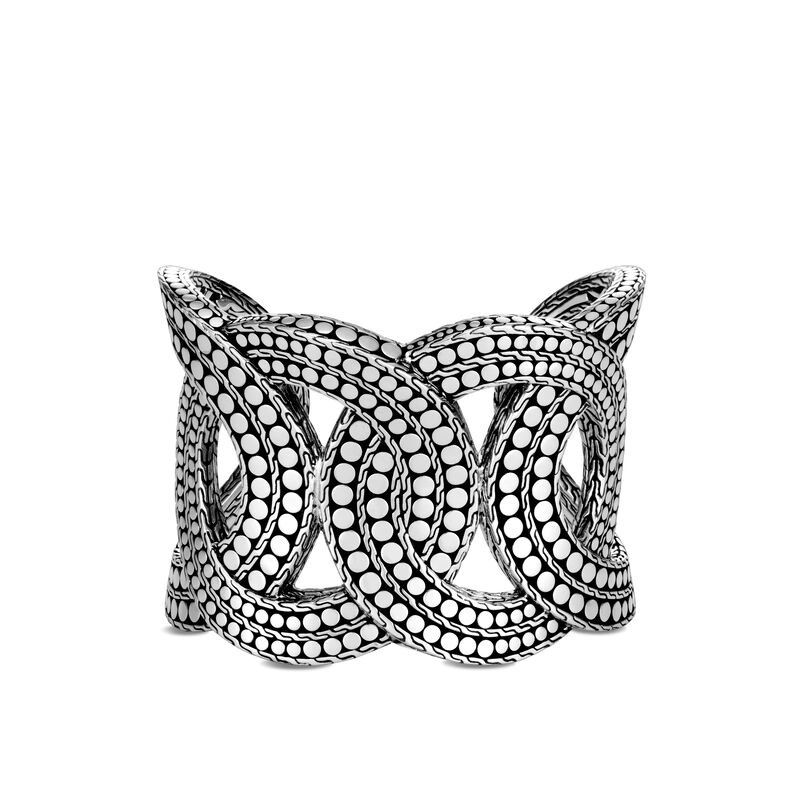 Intertwining Circle Cuff Bracelet