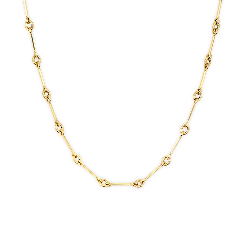 14K Yellow Gold Horsebit Chain