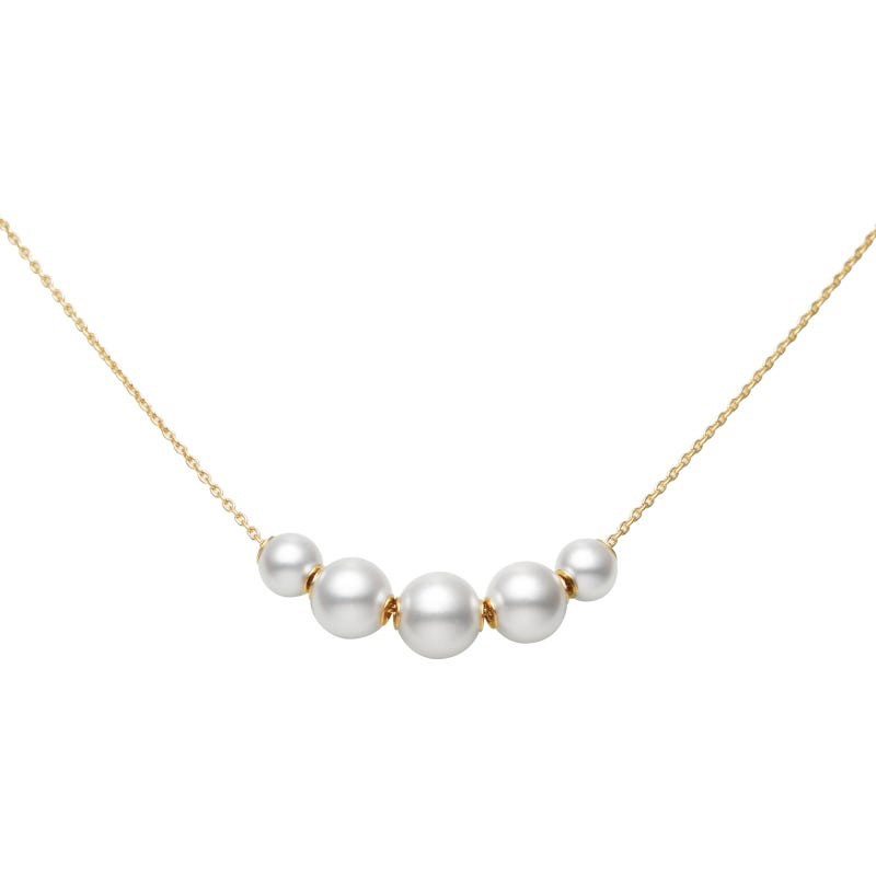 18K Yellow Gold Akoya Cultured Pearl Pedant