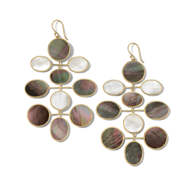 18k Yellow Gold Sabbia Large Drop Earrings