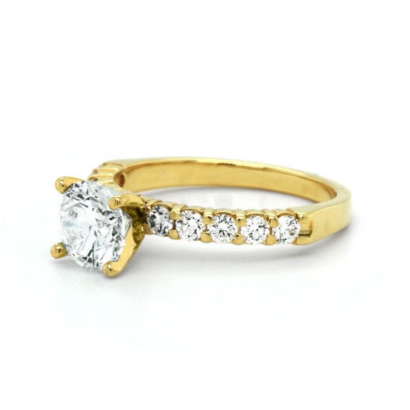 1.09 ct. Round Diamond Ring