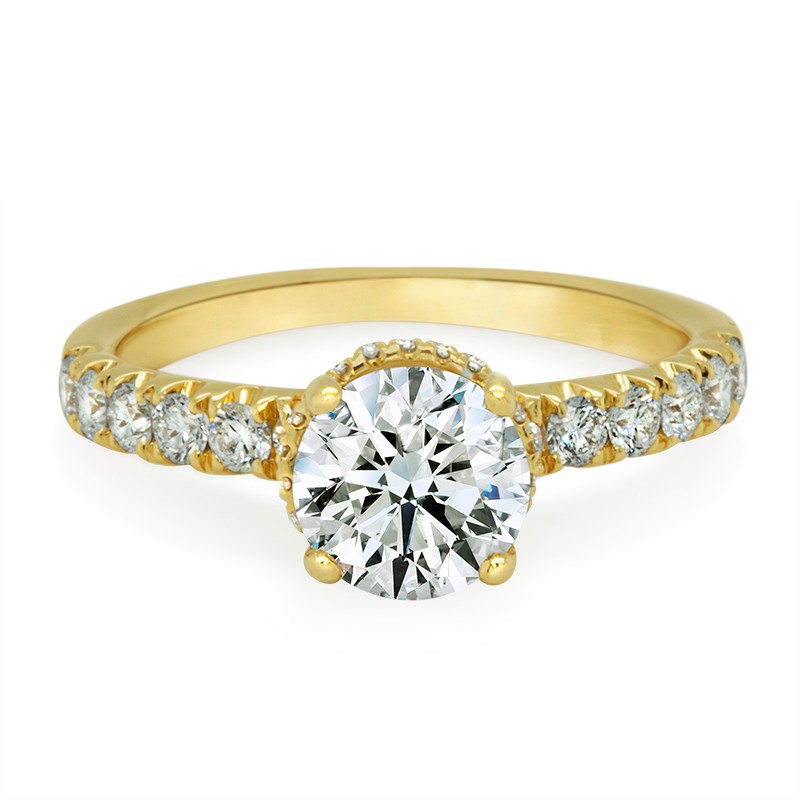 1.05 ct. Round Diamond Ring