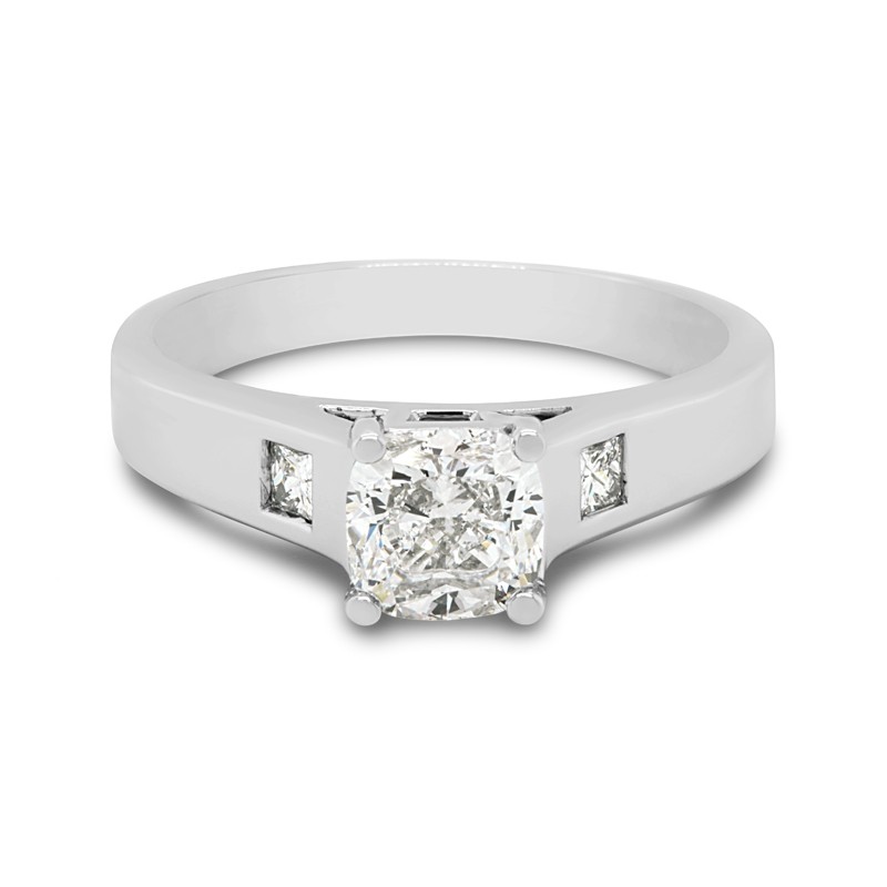 1.00 ct. Cushion Diamond Ring