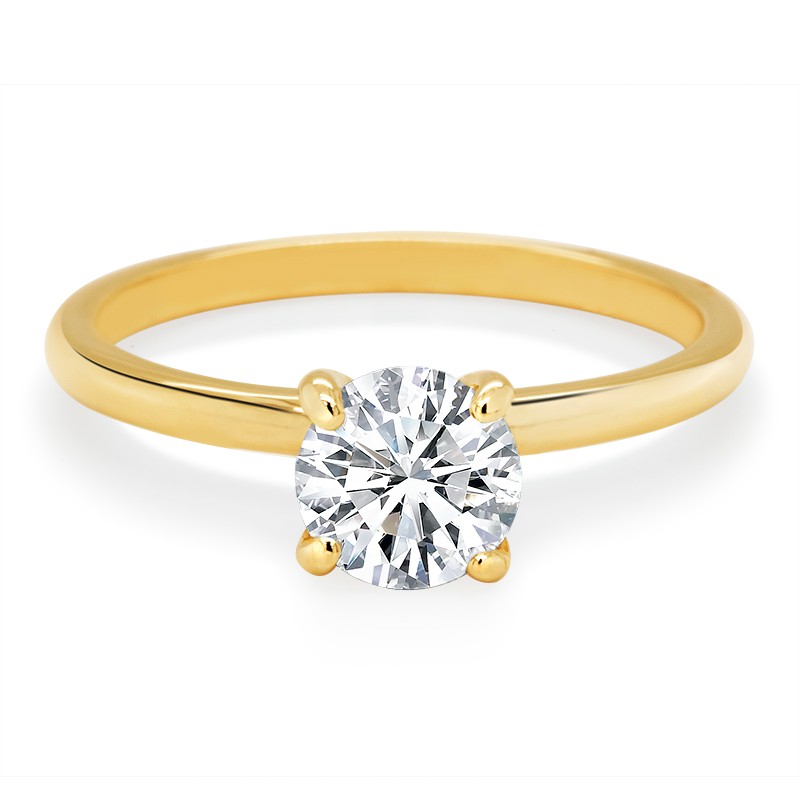 1.00 ct. Round Solitaire Diamond Ring