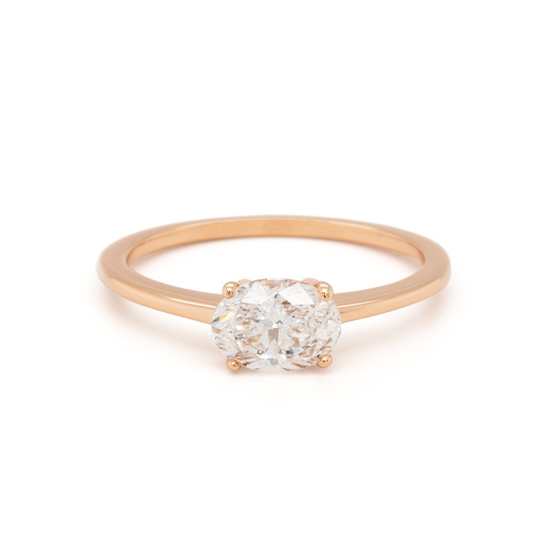 1.02 Ct. Oval Diamond Ring