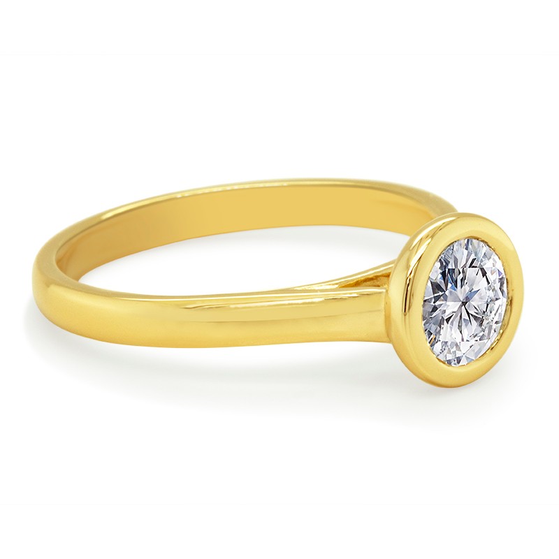 Round Solitaire Engagement Ring
