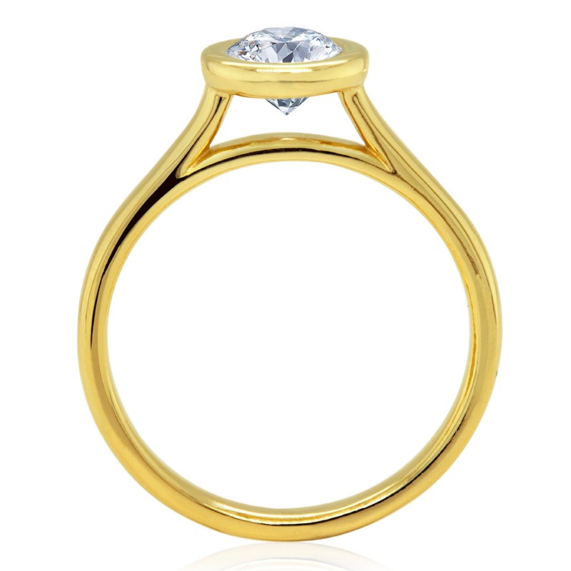Round Solitaire Engagement Ring