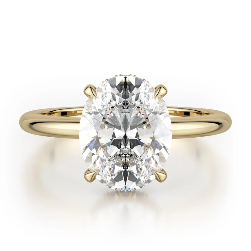 3.01 Oval Diamond Ring
