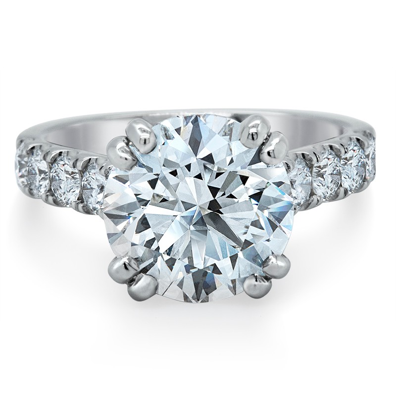 5.00 ct. Round Diamond Ring